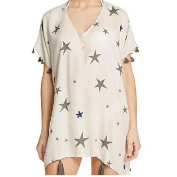 TWO Surf Gypsy Cover Ups with designs and tassels- both size medium. - Picture 1 of 5